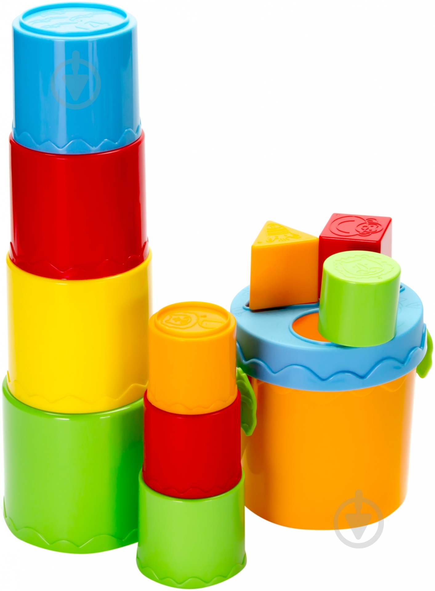 Сортер ABC 2 в 1 с пасочками 4010583 - фото 2