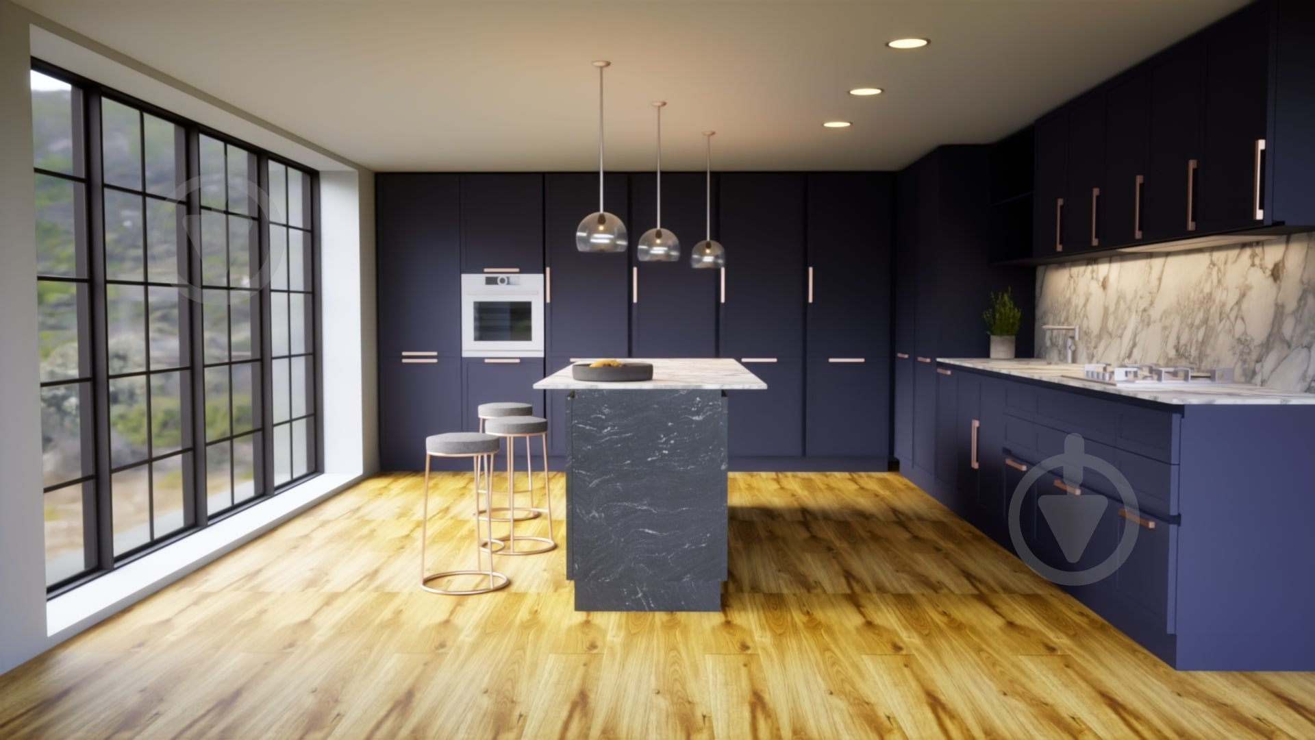 Паркетна дошка OLBER WOOD smoked brown односмугова 2400х180х13 мм - фото 3