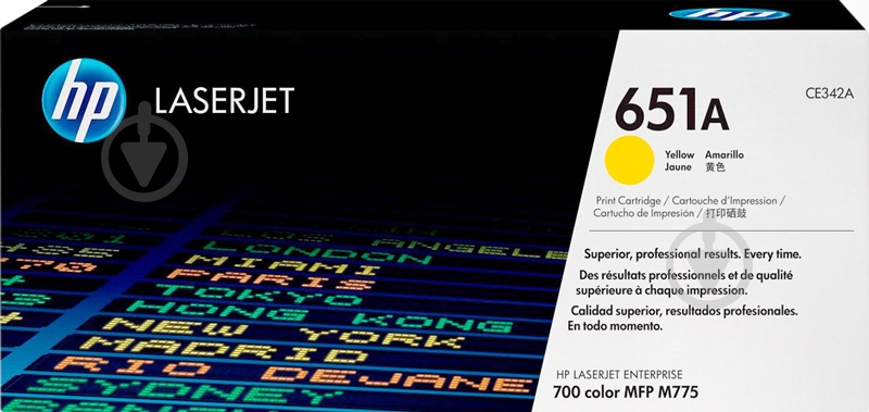 Картридж HP 651A CE342A yellow - фото 1