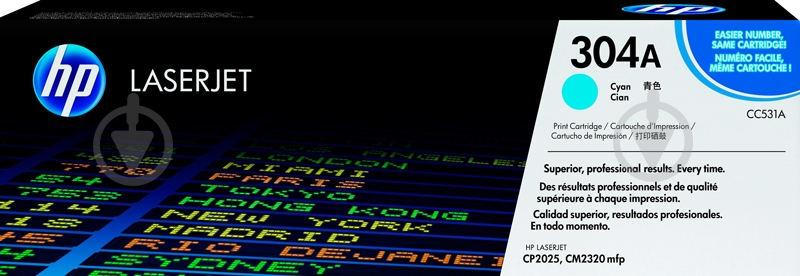 Картридж HP 304A CC531A cyan - фото 1