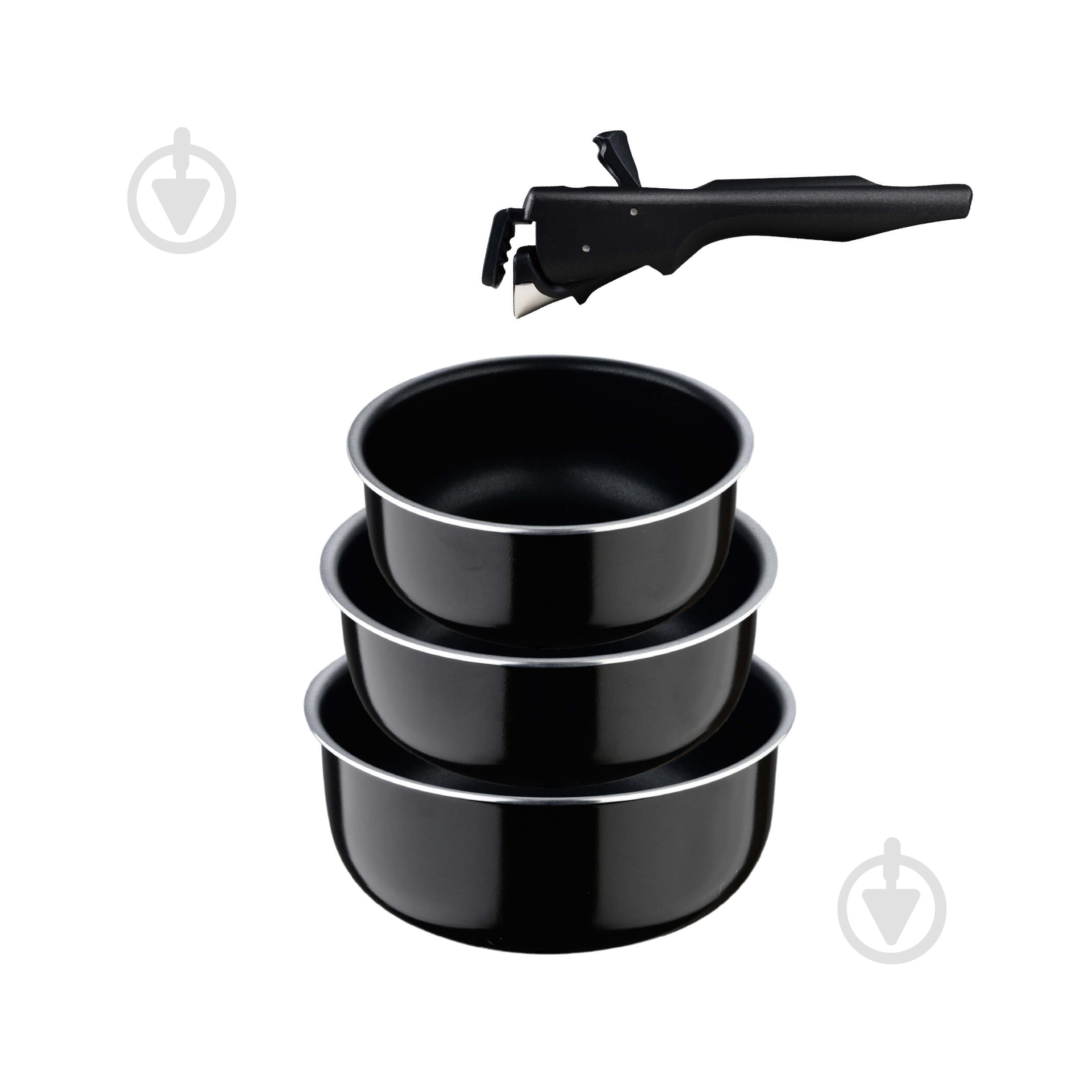 Набор ковшей Bergner Click & cook BG-31608-BK - фото 1 Набор ковшей Bergner Click & cook BG-31608-BK - фото 1