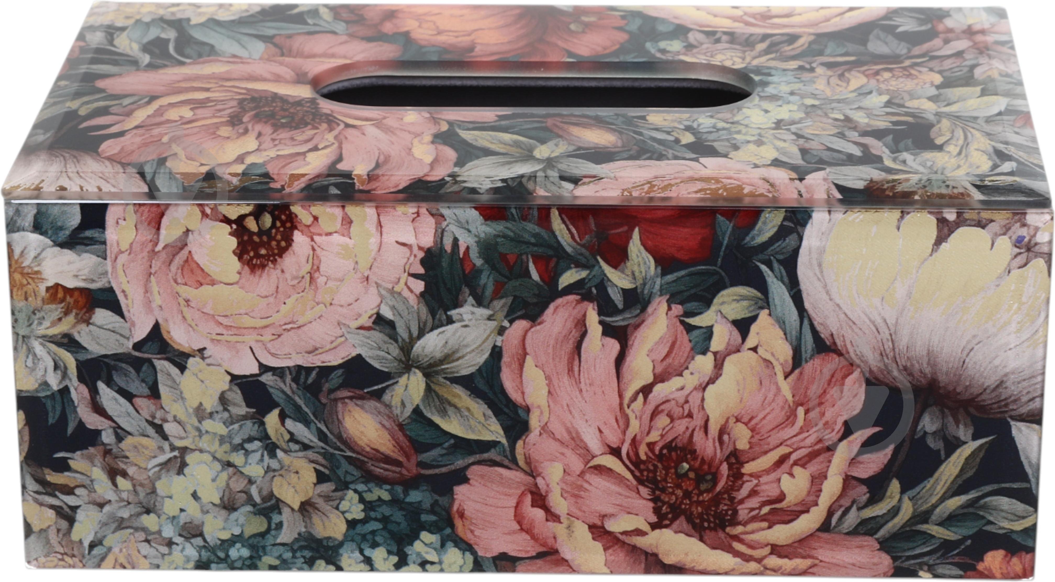 Салфетница Inari Urban 22.5х13х9.5 см бело-синяя - фото 2