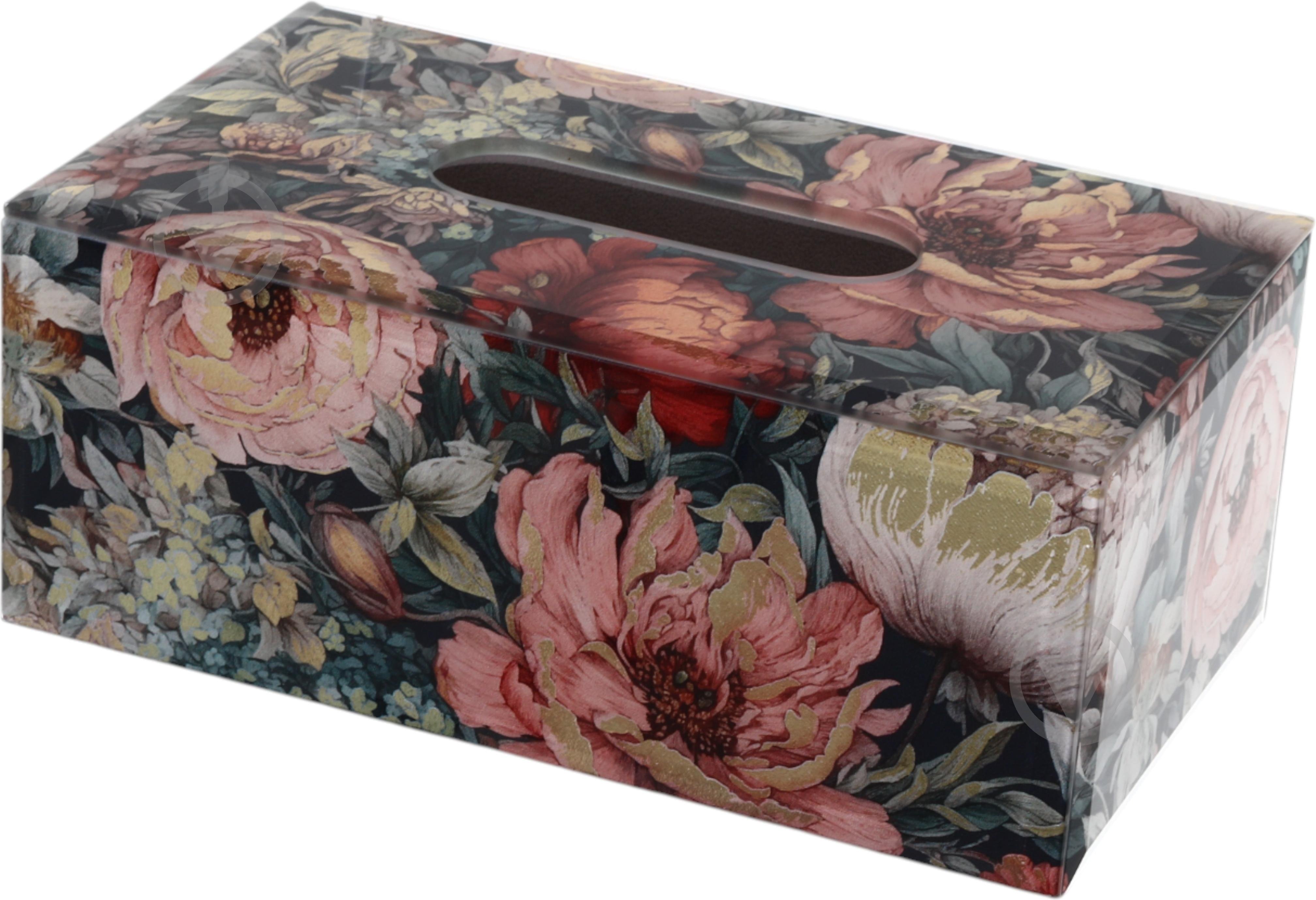 Салфетница Inari Urban 22.5х13х9.5 см бело-синяя - фото 4