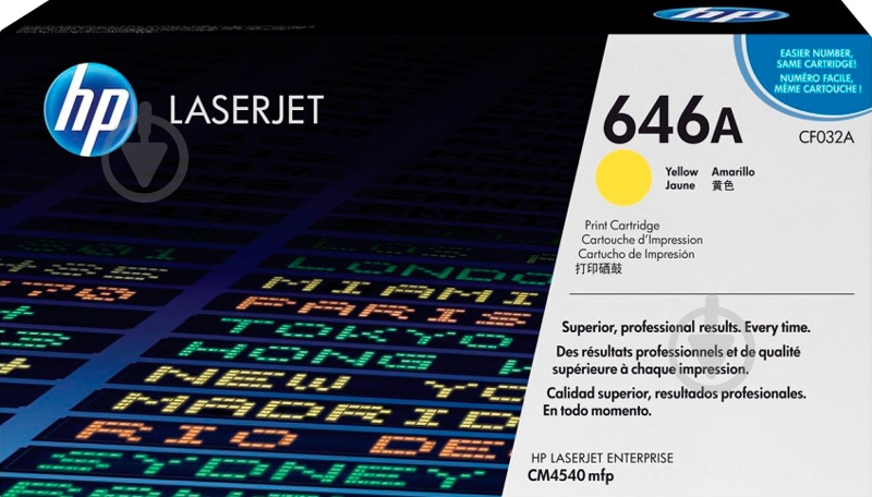 Картридж HP 646A CF032A yellow - фото 1