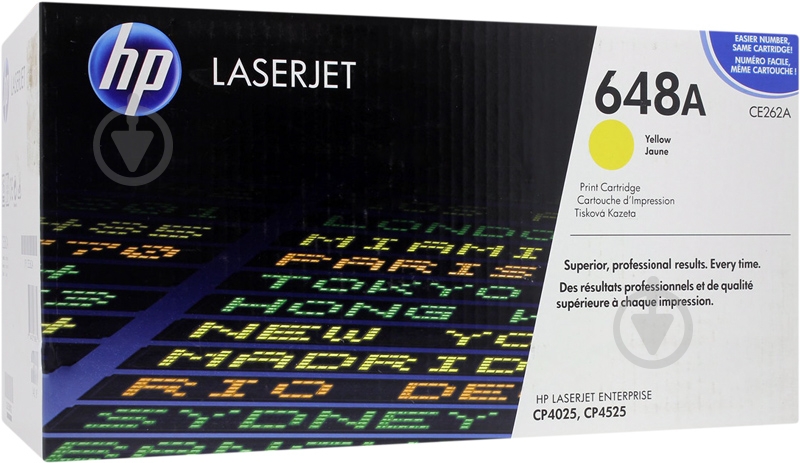 Картридж HP 648A CE262A yellow - фото 1 Картридж HP 648A CE262A yellow - фото 1