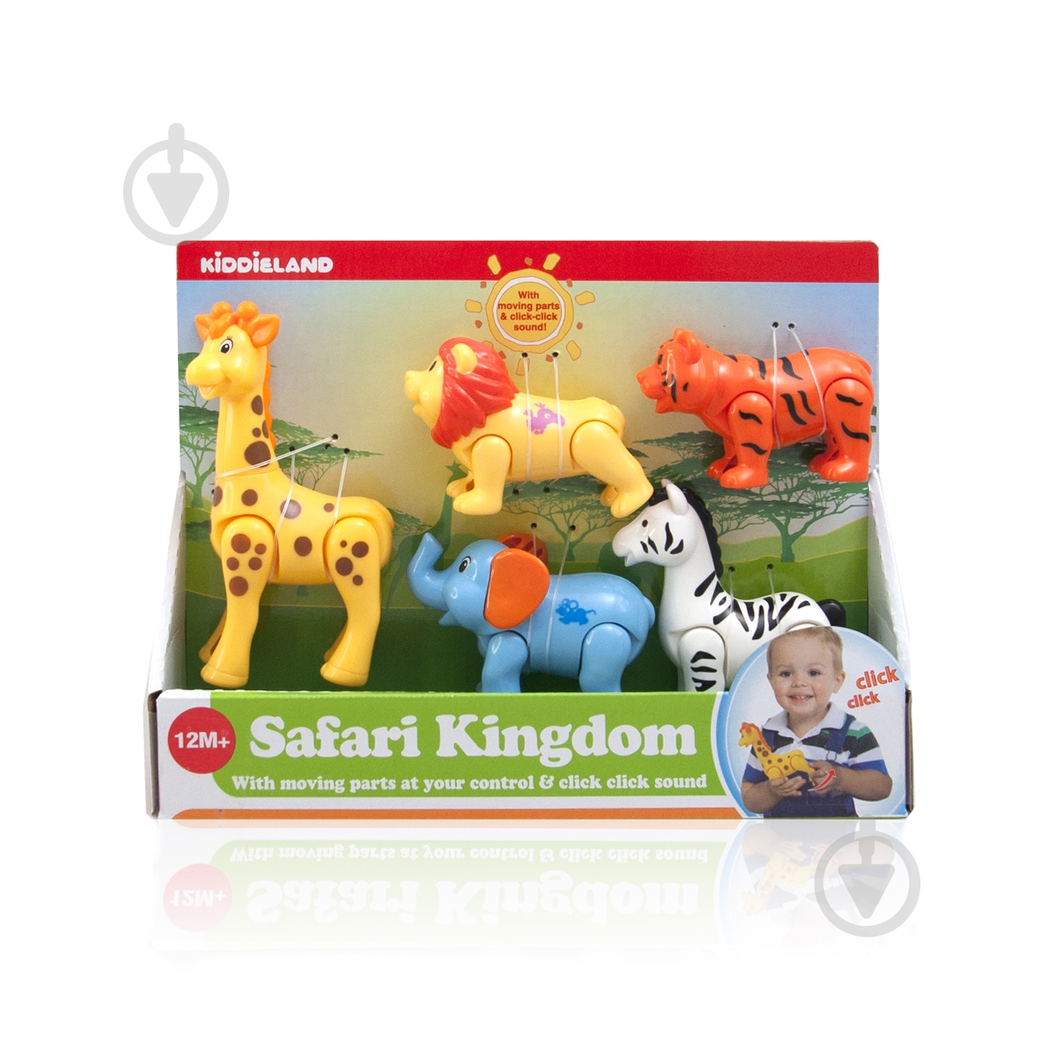 Игровой набор Kiddieland Дикие животные 054106 - фото 11