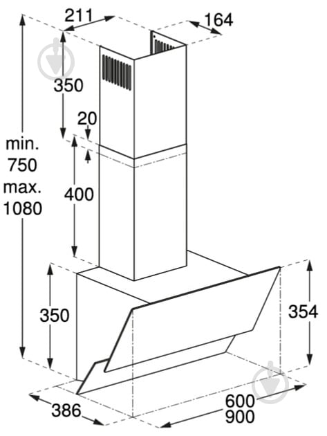Вытяжка Bosch DWK65AD30R - фото 6