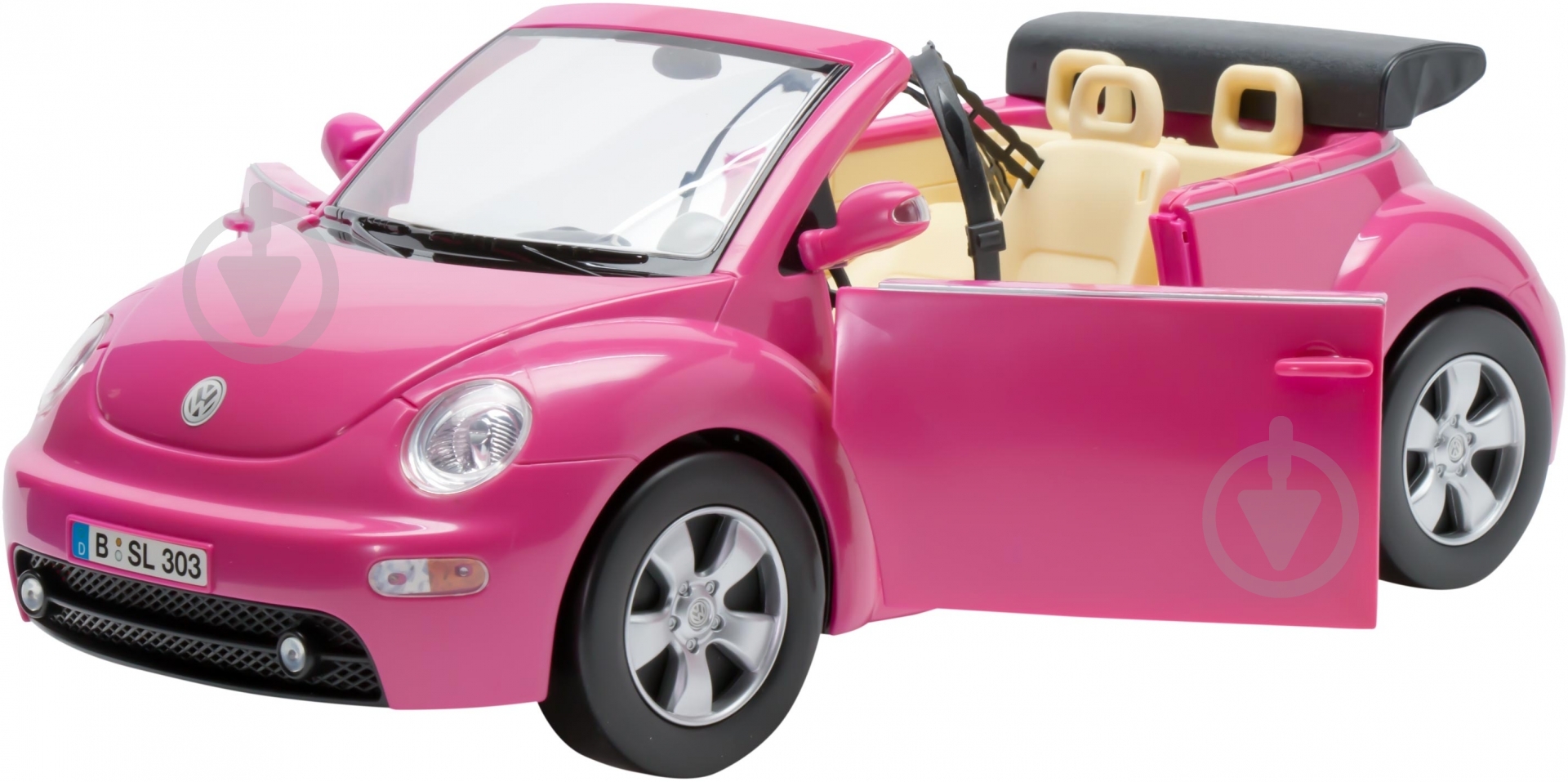 Машинка Steffi & Evi Love New Beetle кабріолет Штеффі 4664318 - фото 2