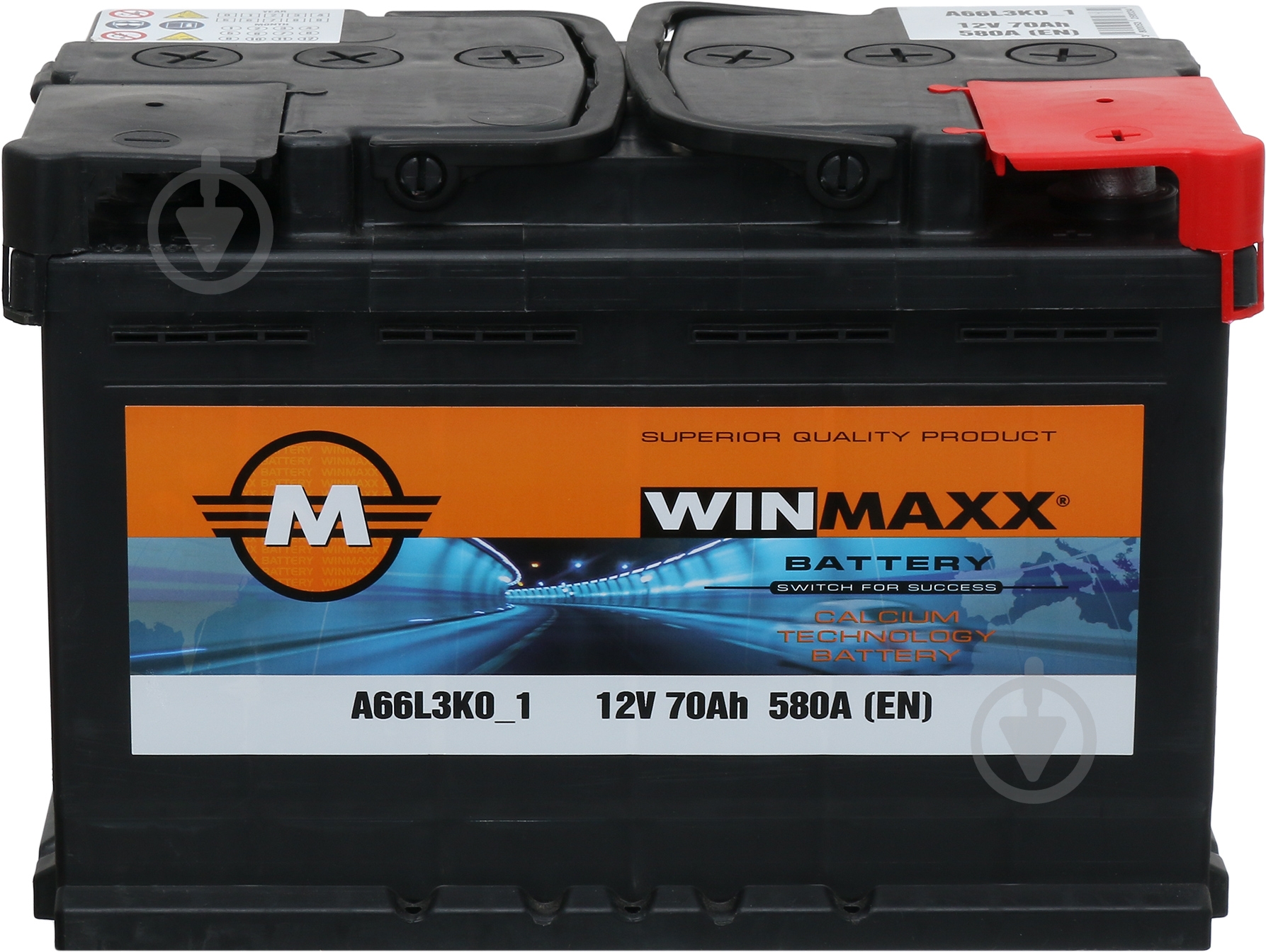 Акумулятор автомобільний Monbat Winmaxx A66L3W0_1 70Ah 580A 12V «+» праворуч (A66L3W0_1) - фото 2 Акумулятор автомобільний Monbat Winmaxx A66L3W0_1 70Ah 580A 12V «+» праворуч (A66L3W0_1) - фото 2