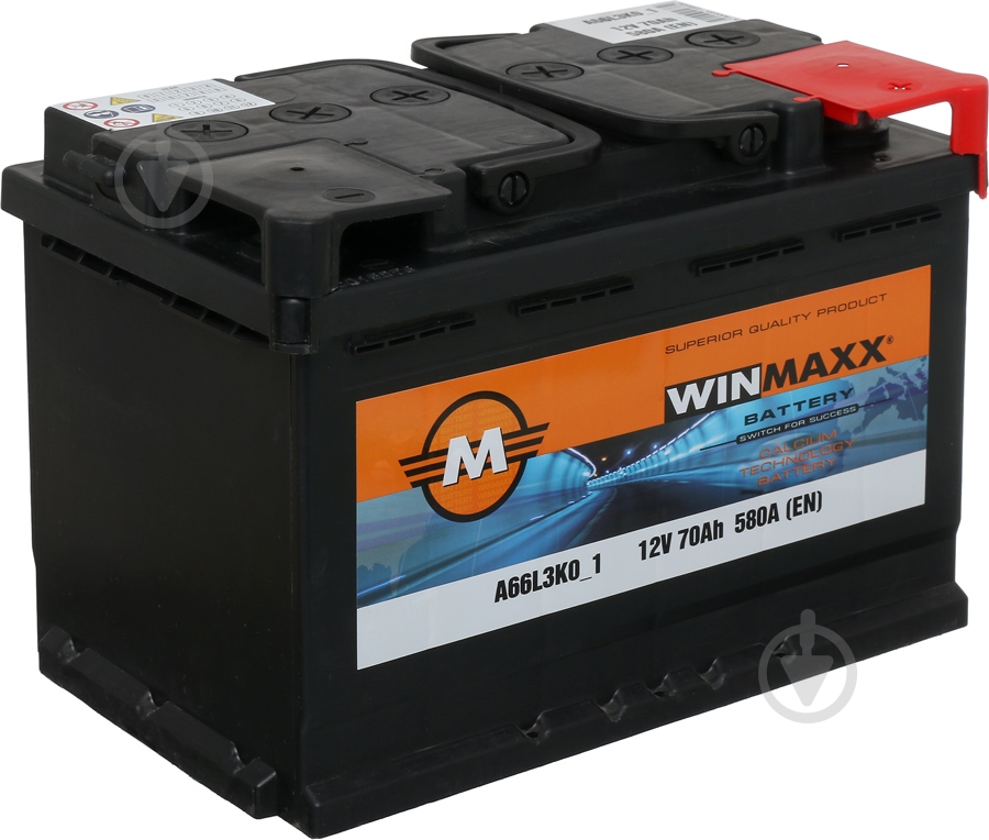 Акумулятор автомобільний Monbat Winmaxx A66L3W0_1 70Ah 580A 12V «+» праворуч (A66L3W0_1) - фото 1 Акумулятор автомобільний Monbat Winmaxx A66L3W0_1 70Ah 580A 12V «+» праворуч (A66L3W0_1) - фото 1