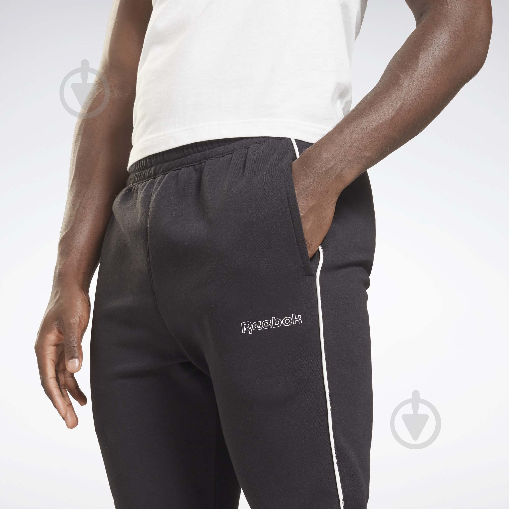 Брюки Reebok BG192 GS9310 р. M темно-серый - фото 2
