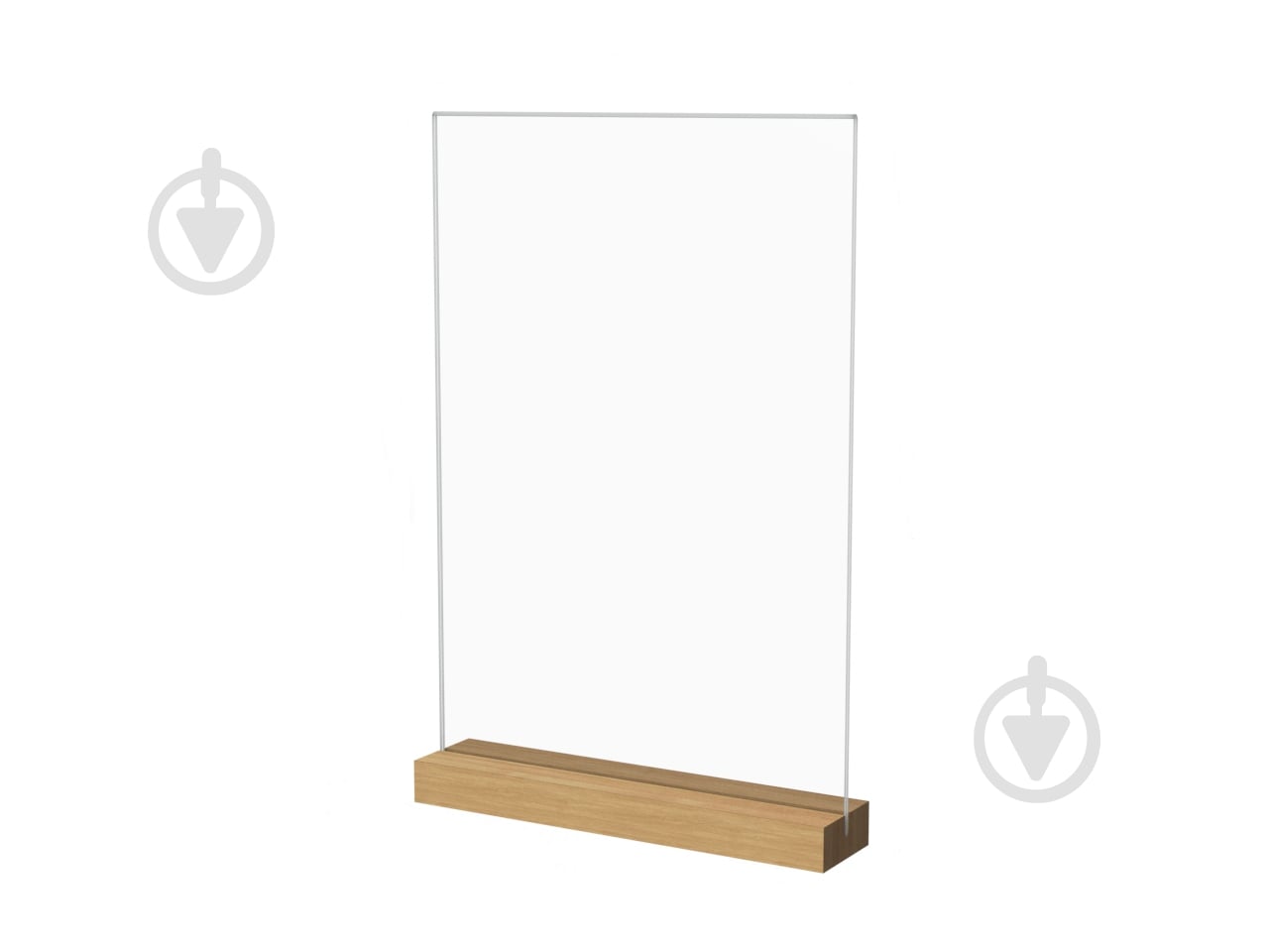 Підставка під меню А4 з дерев'яною основою 212х320х46 мм MH-A4-23 - фото 1