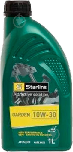 Моторна олива синтетична STARLINE Garden 10W-30 1 л (NA G4T-1) - фото 1