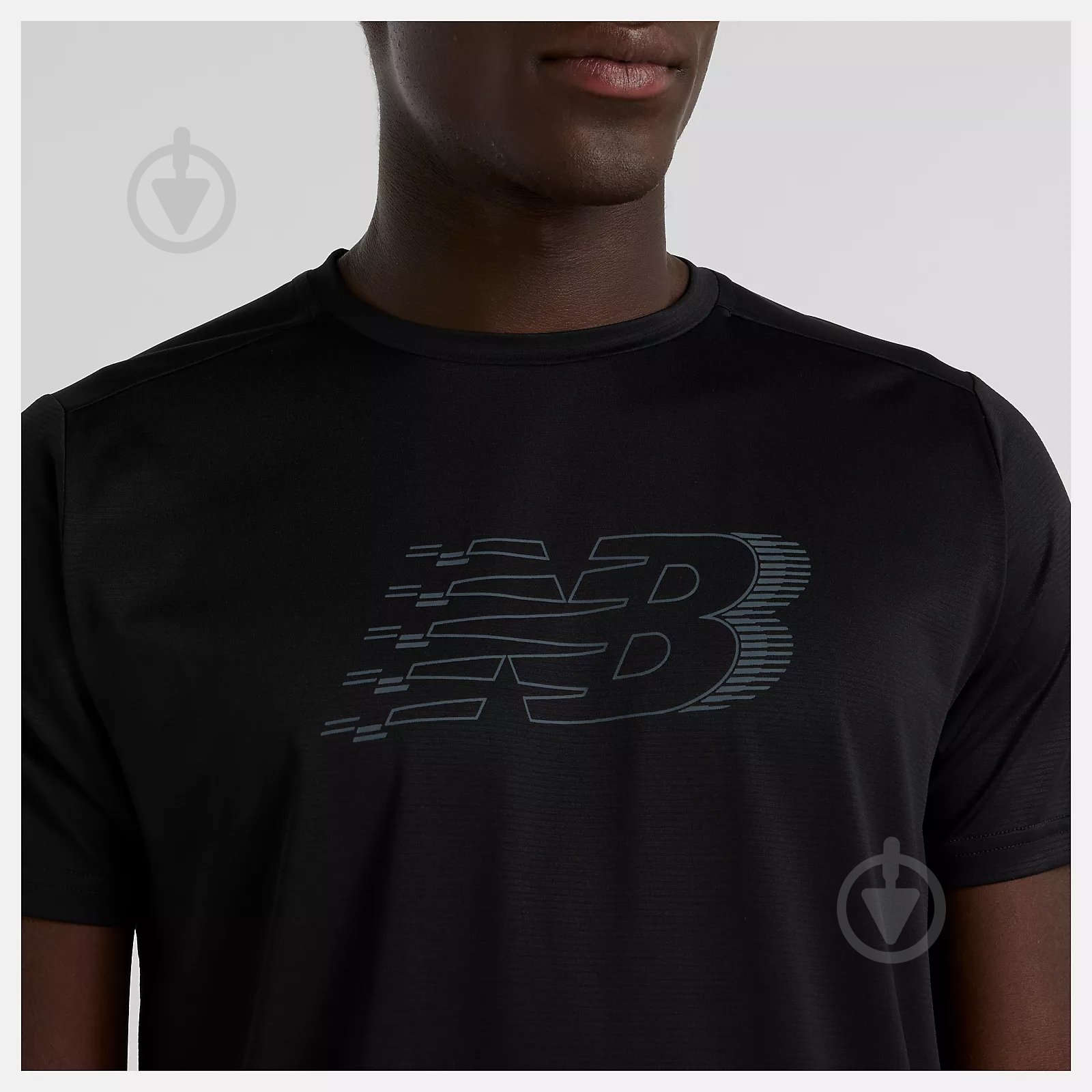 Футболка New Balance Sport Essentials Printed Run MT51206BK р.2XL черный - фото 4