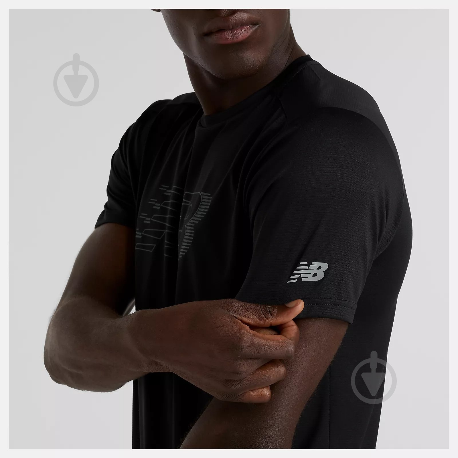 Футболка New Balance Sport Essentials Printed Run MT51206BK р.2XL черный - фото 5