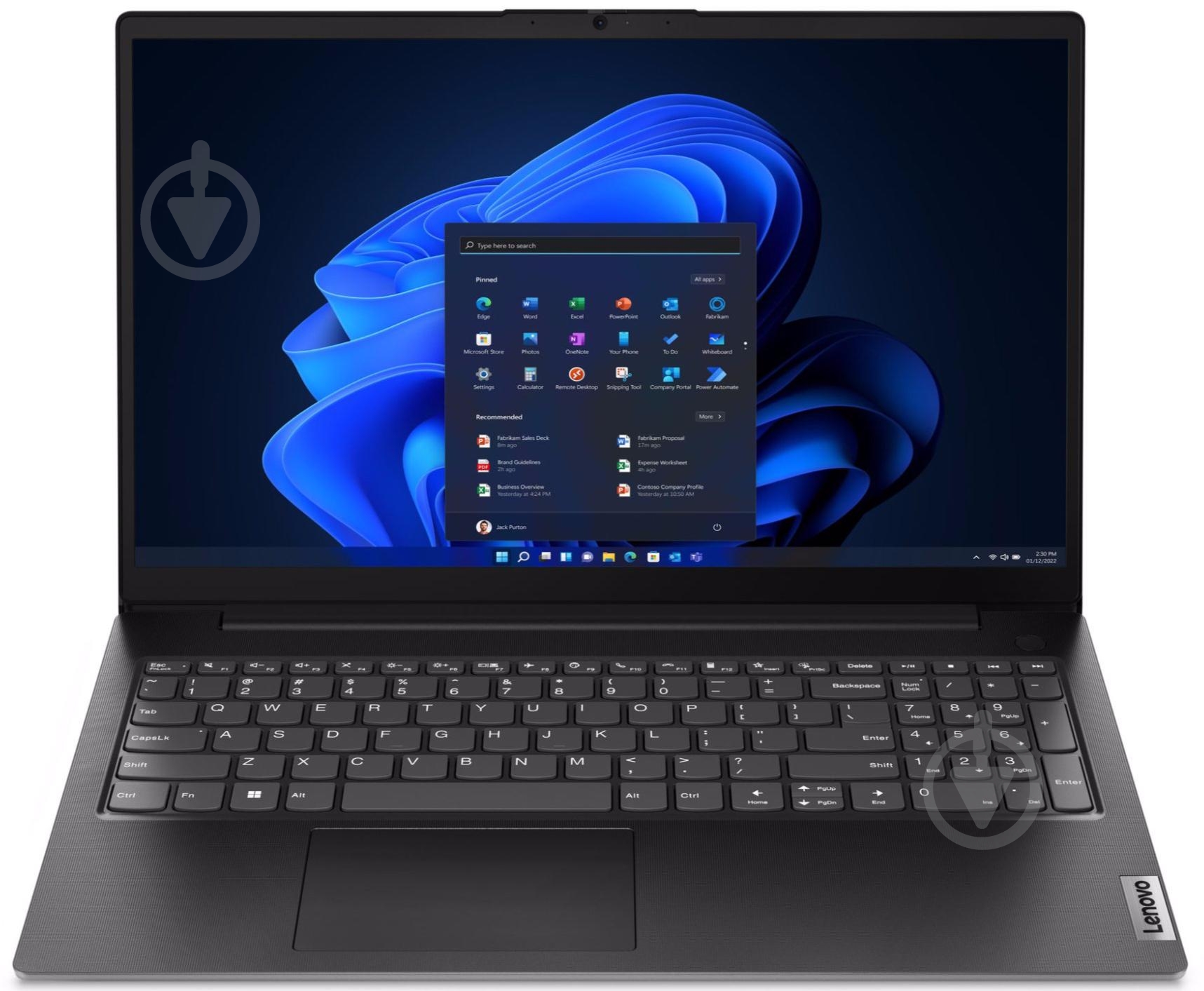 Ноутбук Lenovo V15 G4 IRU 15,6" (83A1S01J00) business black - фото 1