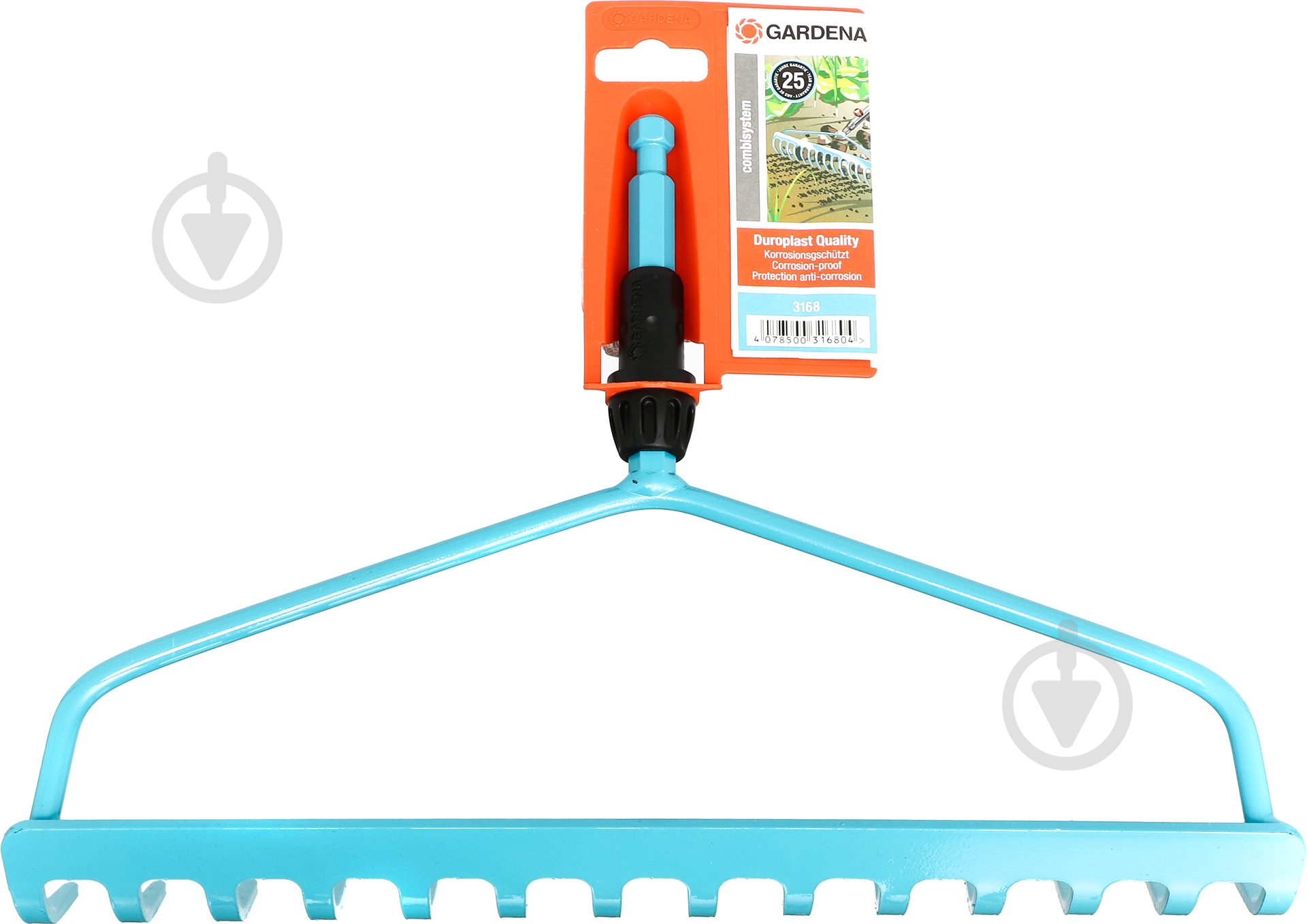 Грабли зубчатые Gardena Сombisystem 36 см 3168 - фото 2