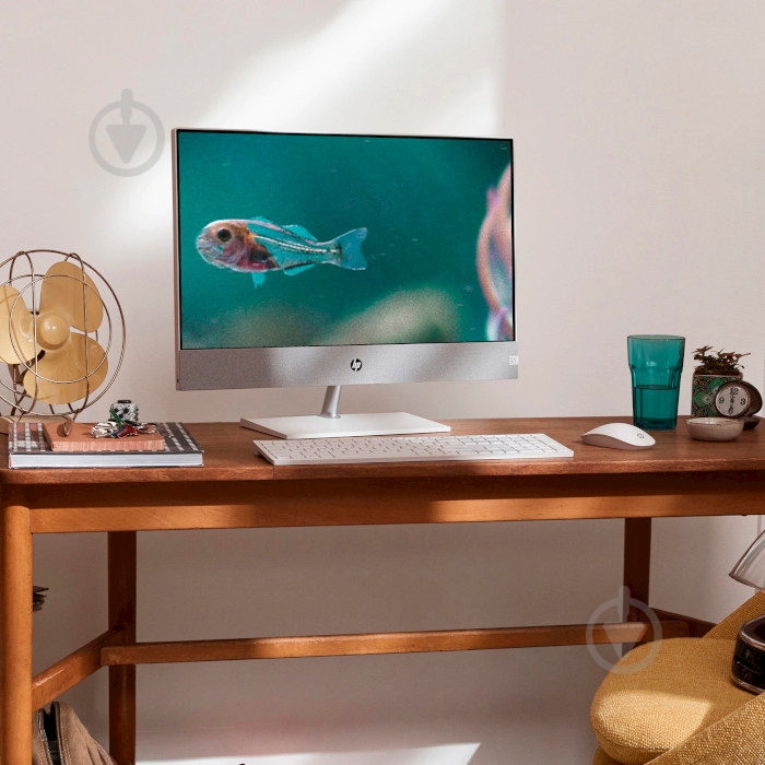 Моноблок HP Pavilion 27-ca2005 Snowflake 27 (95Z27EA) white - фото 6