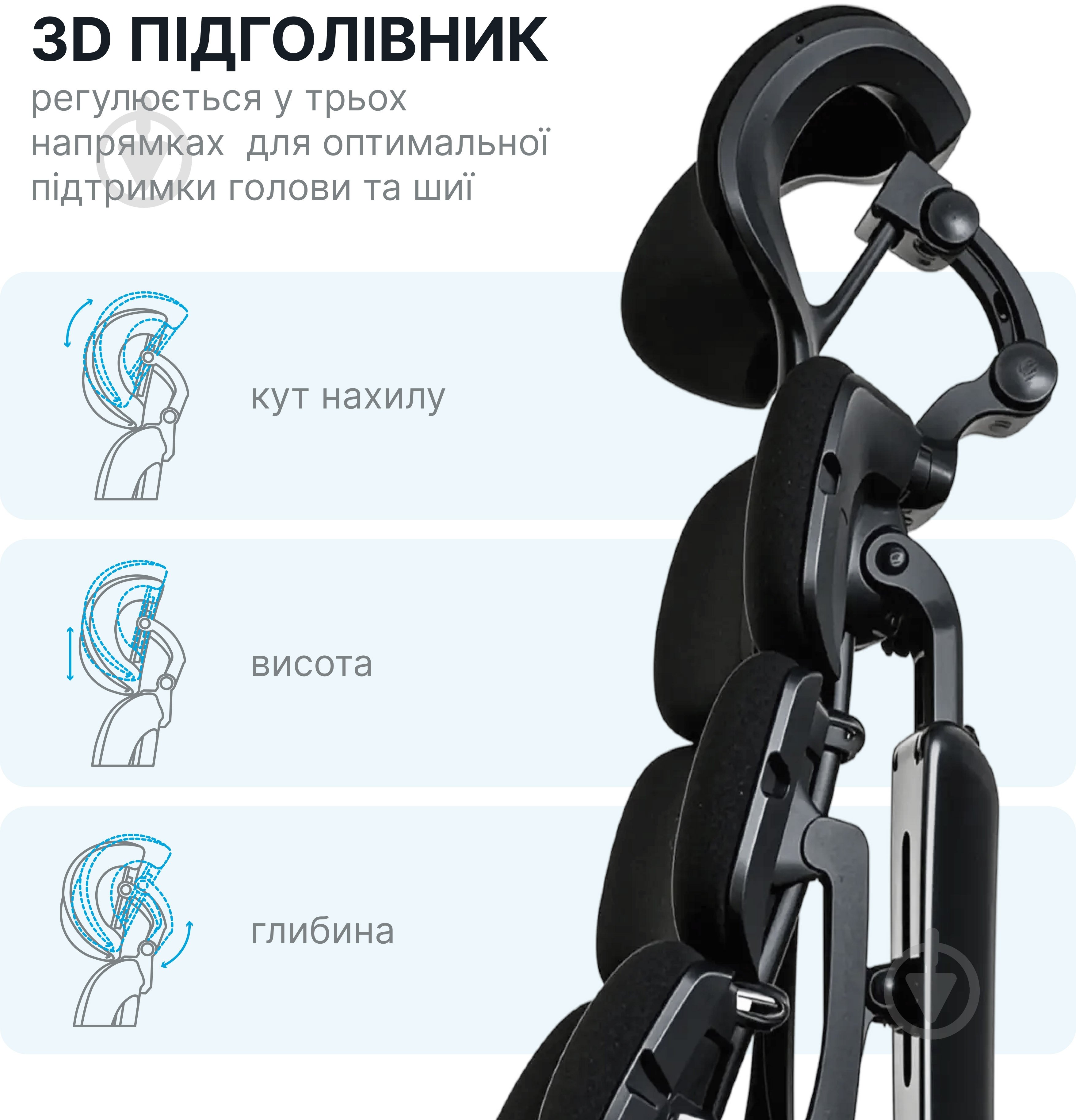 Кресло офисное OfficePro FlexCore ОС120B Grey серый - фото 15 Кресло офисное OfficePro FlexCore ОС120B Grey серый - фото 15