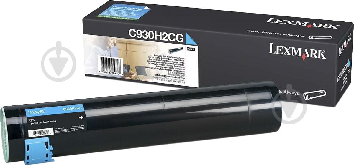 Картридж Lexmark Cyan C930H2CG голубой - фото 1 Картридж Lexmark Cyan C930H2CG голубой - фото 1
