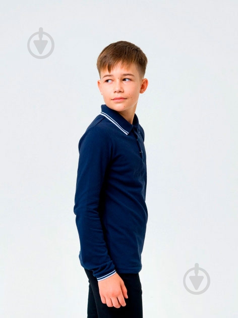 Поло Smil 114739 р.122 темно-синий - фото 5
