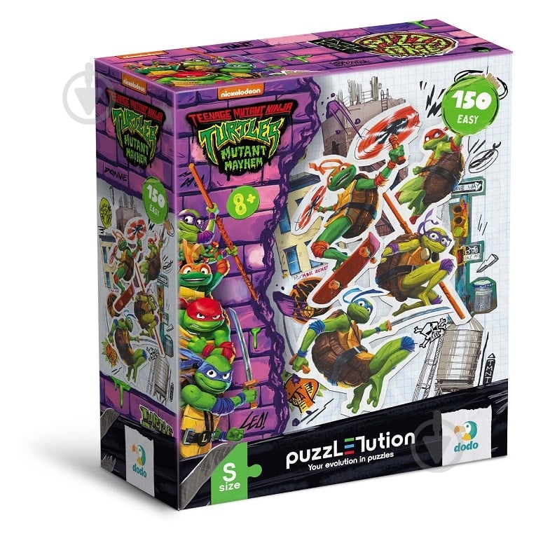 Пазл DoDo Easy-S TMNT. Команда Черепашок 150 елементів 200527 - фото 1 Пазл DoDo Easy-S TMNT. Команда Черепашок 150 елементів 200527 - фото 1