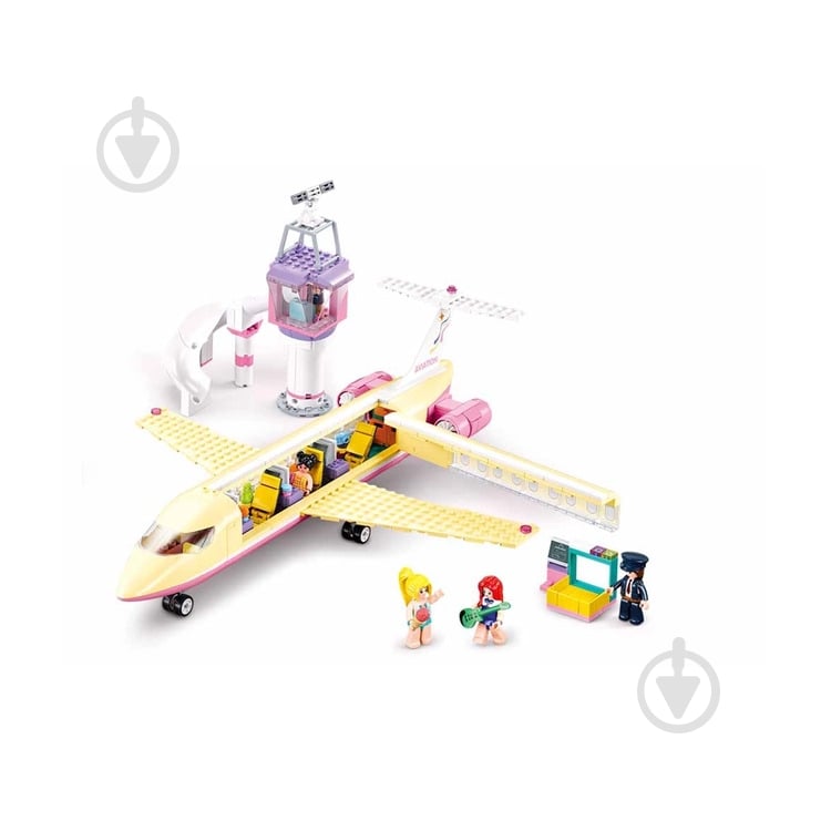 Конструктор Sluban Girls Dream Самолет M38-B1166 - фото 2 Конструктор Sluban Girls Dream Самолет M38-B1166 - фото 2