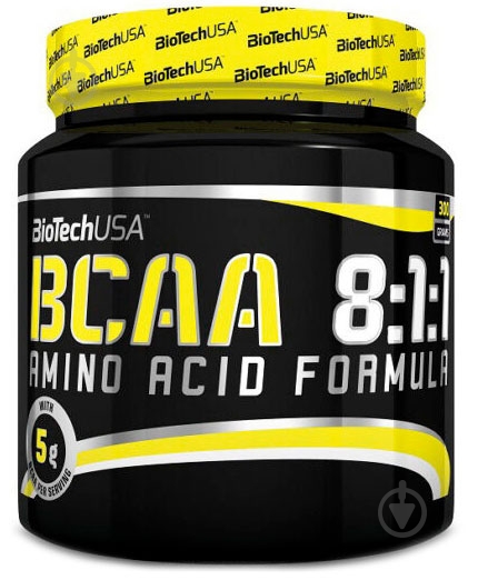 Аминокислотная смесь BioTechUSA BCAA 8:1:1 без вкуса 300 г 60 порц. - фото 1 Аминокислотная смесь BioTechUSA BCAA 8:1:1 без вкуса 300 г 60 порц. - фото 1