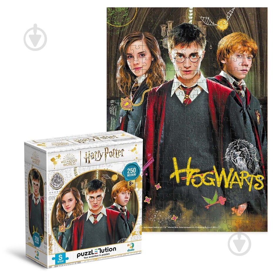 Пазл DoDo Medium-S Harry Potter. Гарри и друзья, 250 элементов 200498 - фото 2 Пазл DoDo Medium-S Harry Potter. Гарри и друзья, 250 элементов 200498 - фото 2