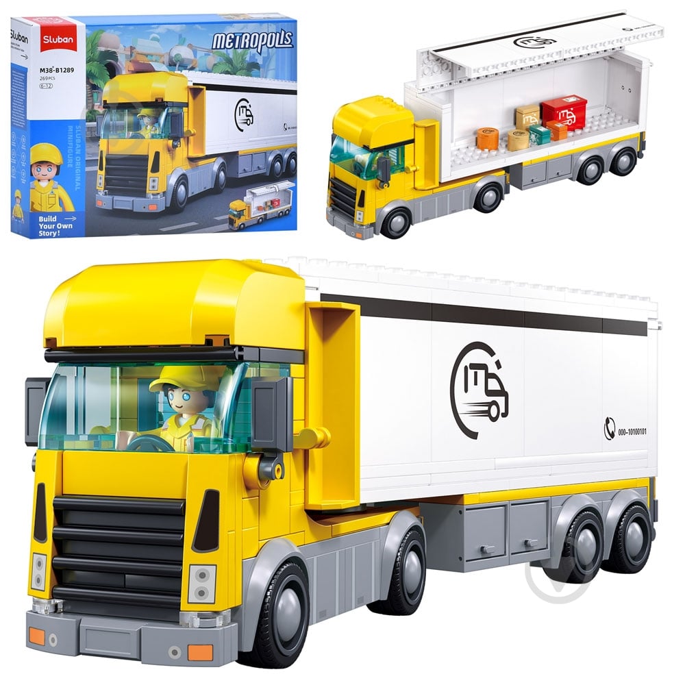 Конструктор Sluban Трейлер M38-B1289 - фото 3