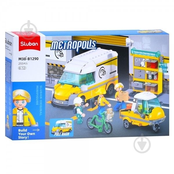 Конструктор Sluban Спецтехника M38-B1290 - фото 1 Конструктор Sluban Спецтехника M38-B1290 - фото 1