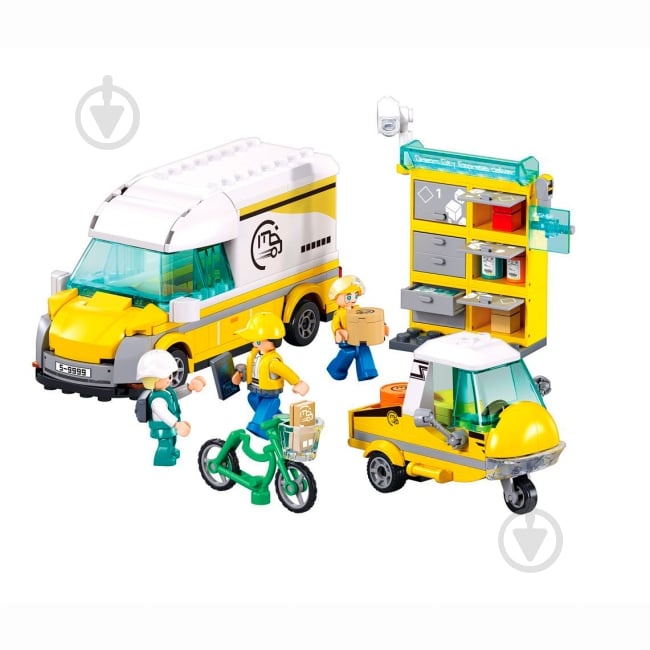 Конструктор Sluban Спецтехника M38-B1290 - фото 2 Конструктор Sluban Спецтехника M38-B1290 - фото 2