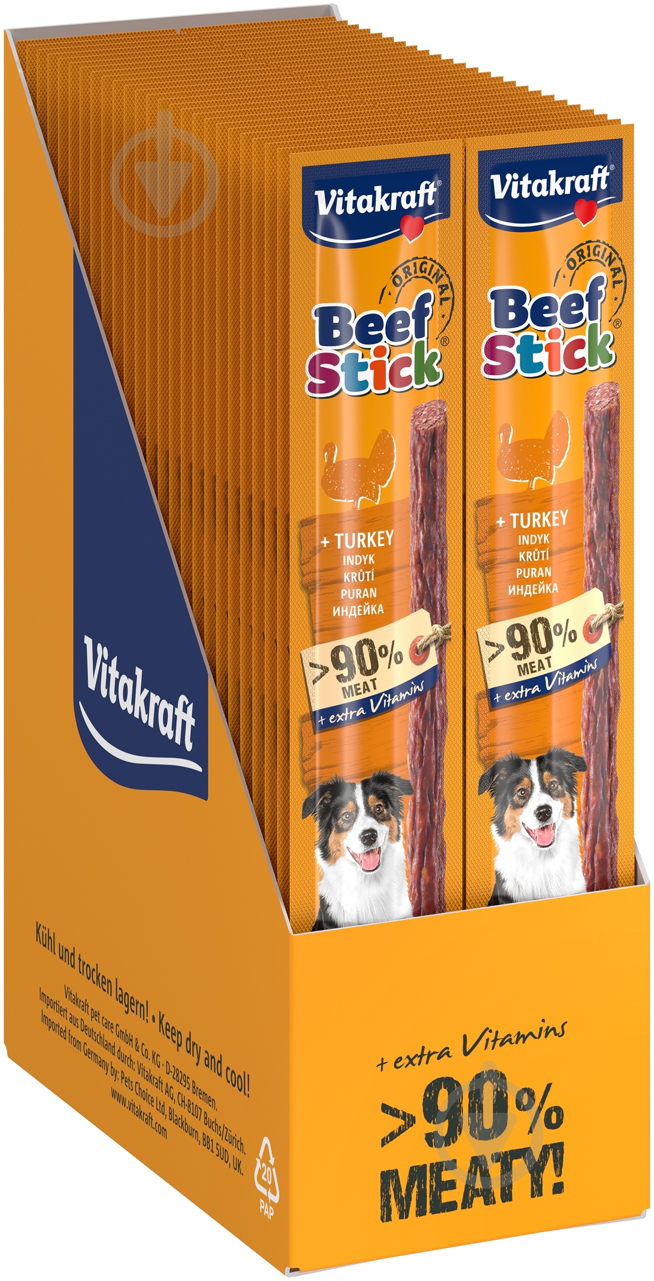 Лакомство Vitakraft Beef Stick swith Turkey O10 - фото 3