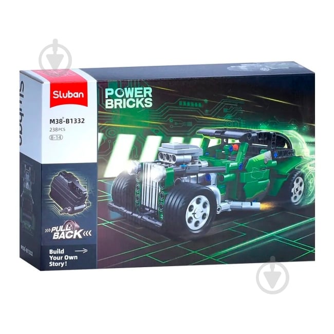 Конструктор Sluban Машина M38-B1332 - фото 1 Конструктор Sluban Машина M38-B1332 - фото 1