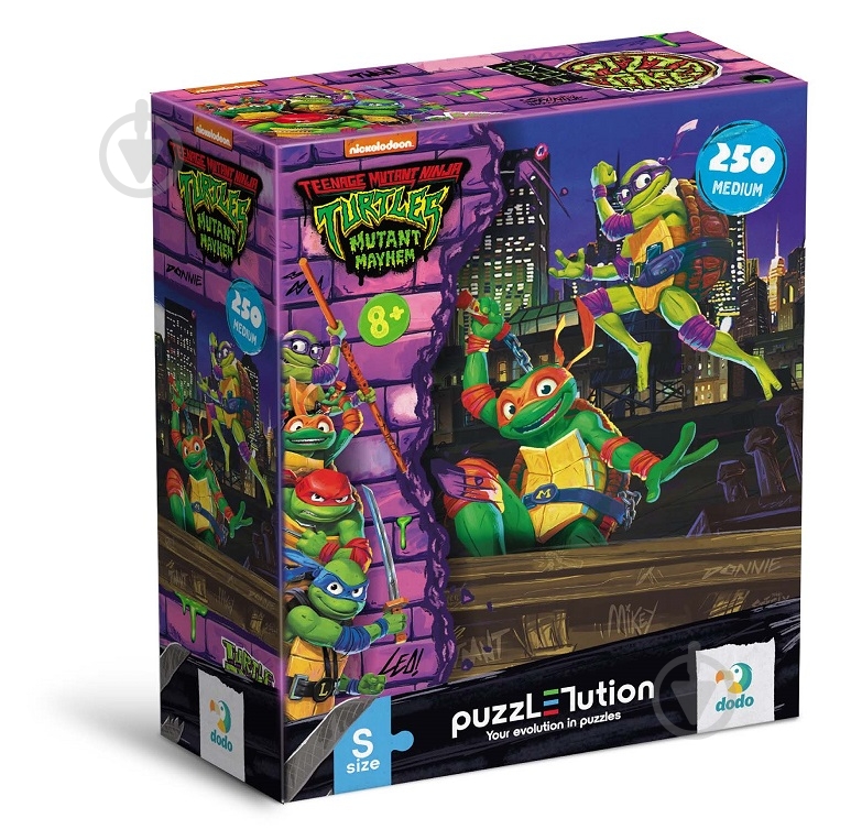 Пазл DoDo Medium-S TMNT. Донателло и Микеланджело 250 элементов 200529 - фото 1 Пазл DoDo Medium-S TMNT. Донателло и Микеланджело 250 элементов 200529 - фото 1