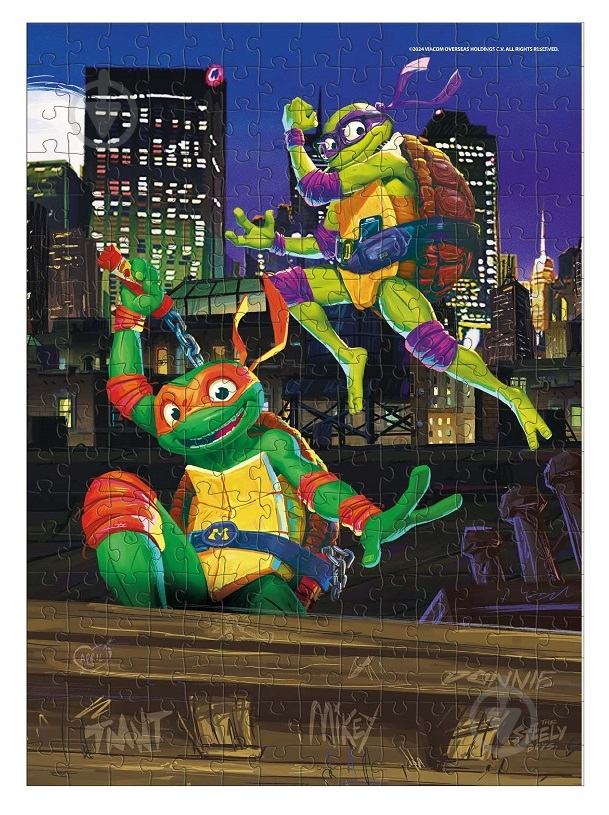 Пазл DoDo Medium-S TMNT. Донателло и Микеланджело 250 элементов 200529 - фото 3 Пазл DoDo Medium-S TMNT. Донателло и Микеланджело 250 элементов 200529 - фото 3