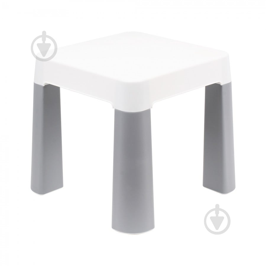 Табурет ТехноК 0860 бело-серый - фото 1