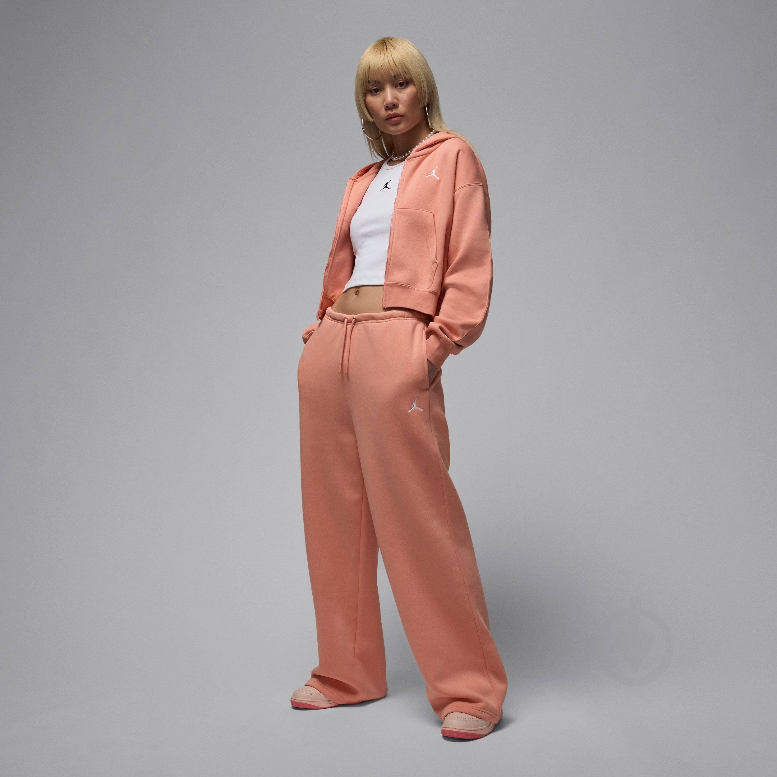 Брюки Jordan W J BRK FLC OH PANT IH2394-823 р. XS оранжевый - фото 4 Брюки Jordan W J BRK FLC OH PANT IH2394-823 р. XS оранжевый - фото 4