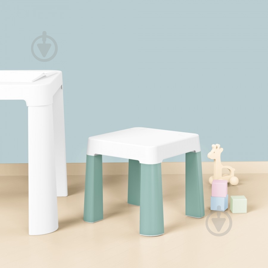 Табурет ТехноК 0884 бело-зеленый - фото 5 Табурет ТехноК 0884 бело-зеленый - фото 5