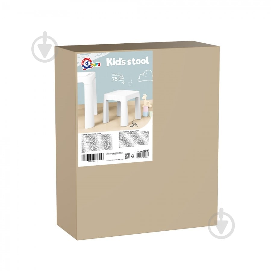 Табурет ТехноК 0891 белый - фото 6