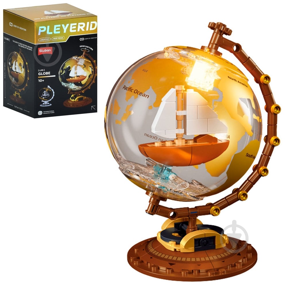 Конструктор из мини-кирпичиков Sluban Глобус M38-P8068 - фото 1