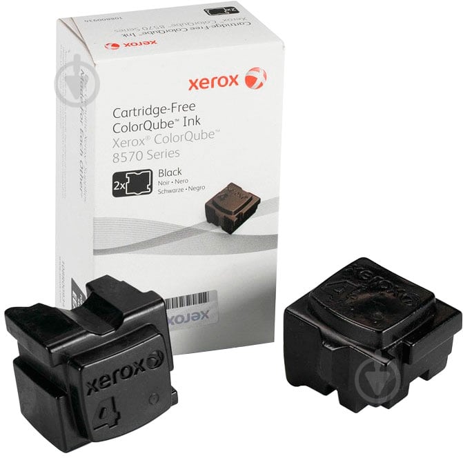 Брикети твердочорнильні Xerox Black 108R00939 чорний - фото 1