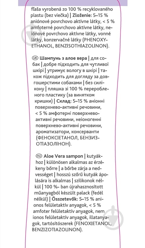 Шампунь Trixie С алое вера 250 мл для собак - фото 2