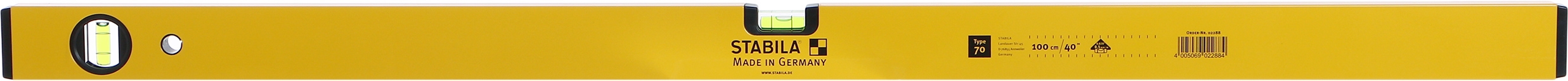 Уровень 100 см Stabila Type 70 2288 - фото 2 Уровень 100 см Stabila Type 70 2288 - фото 2