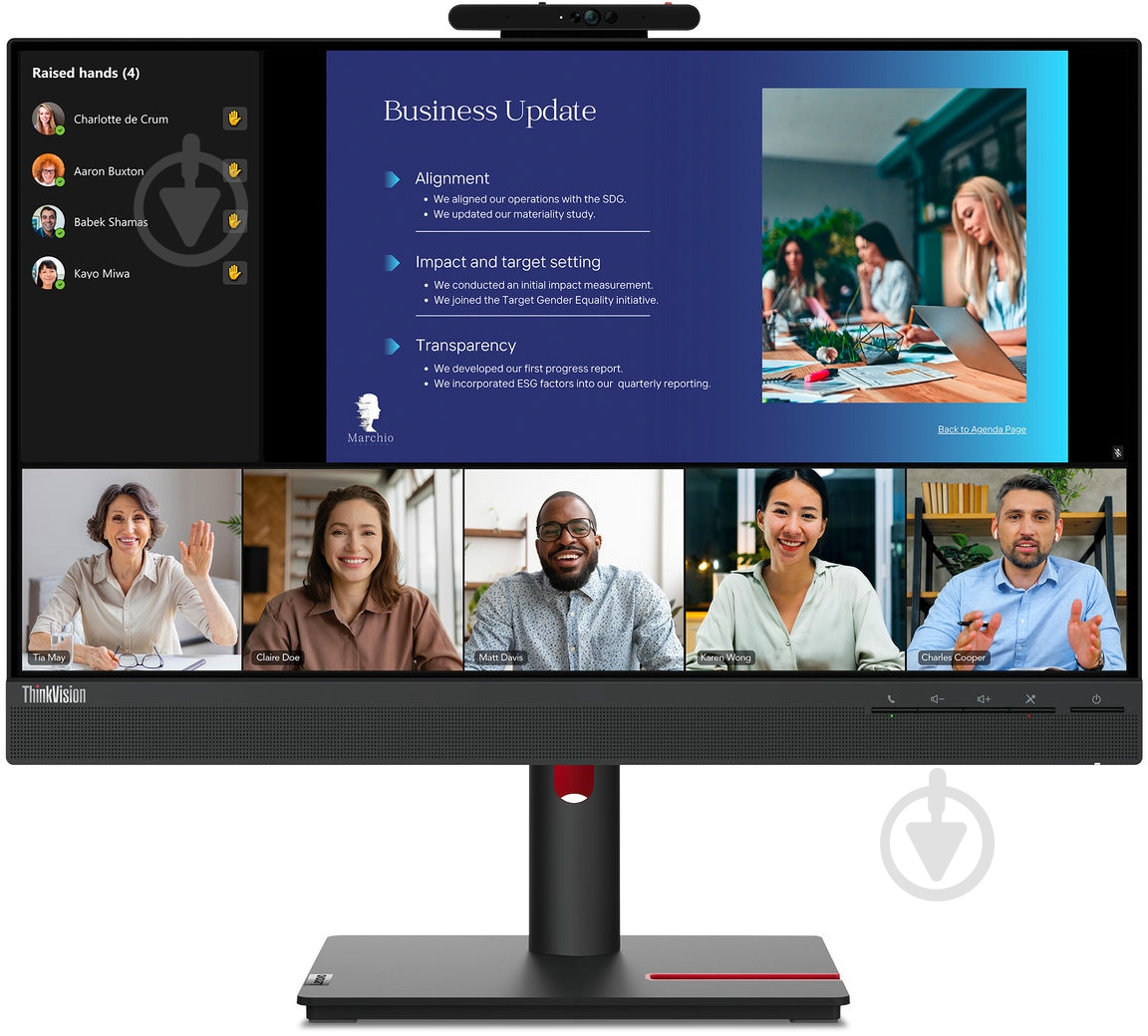 Монитор Lenovo ThinkVision T24v-30 23,8" (63D8MAT3UA) - фото 8
