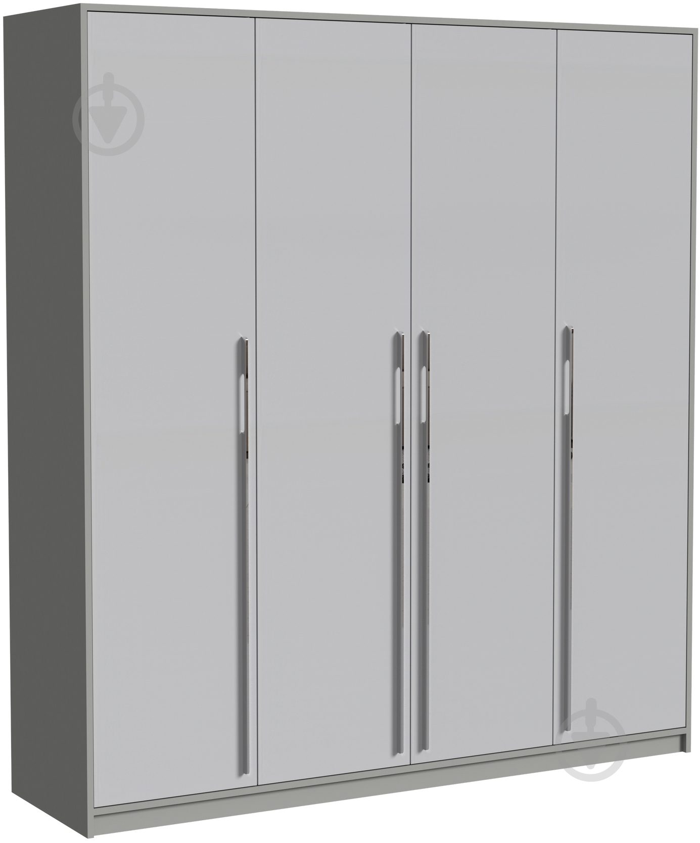 Шкаф Luxe Studio Loom 1988 2200х1988х564 мм шиншилла / светло-серый - фото 1 Шкаф Luxe Studio Loom 1988 2200х1988х564 мм шиншилла / светло-серый - фото 1