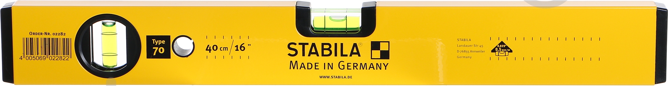 Уровень 40 см Stabila Type 70 2282 - фото 2