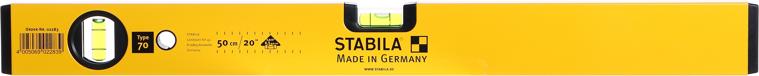 Уровень 50 см Stabila Type 70 2283 - фото 2
