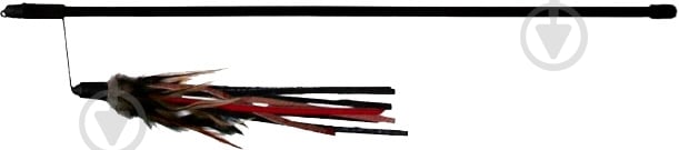 Дразнилка Trixie палочка с перьями 50 см разноцветный - фото 1