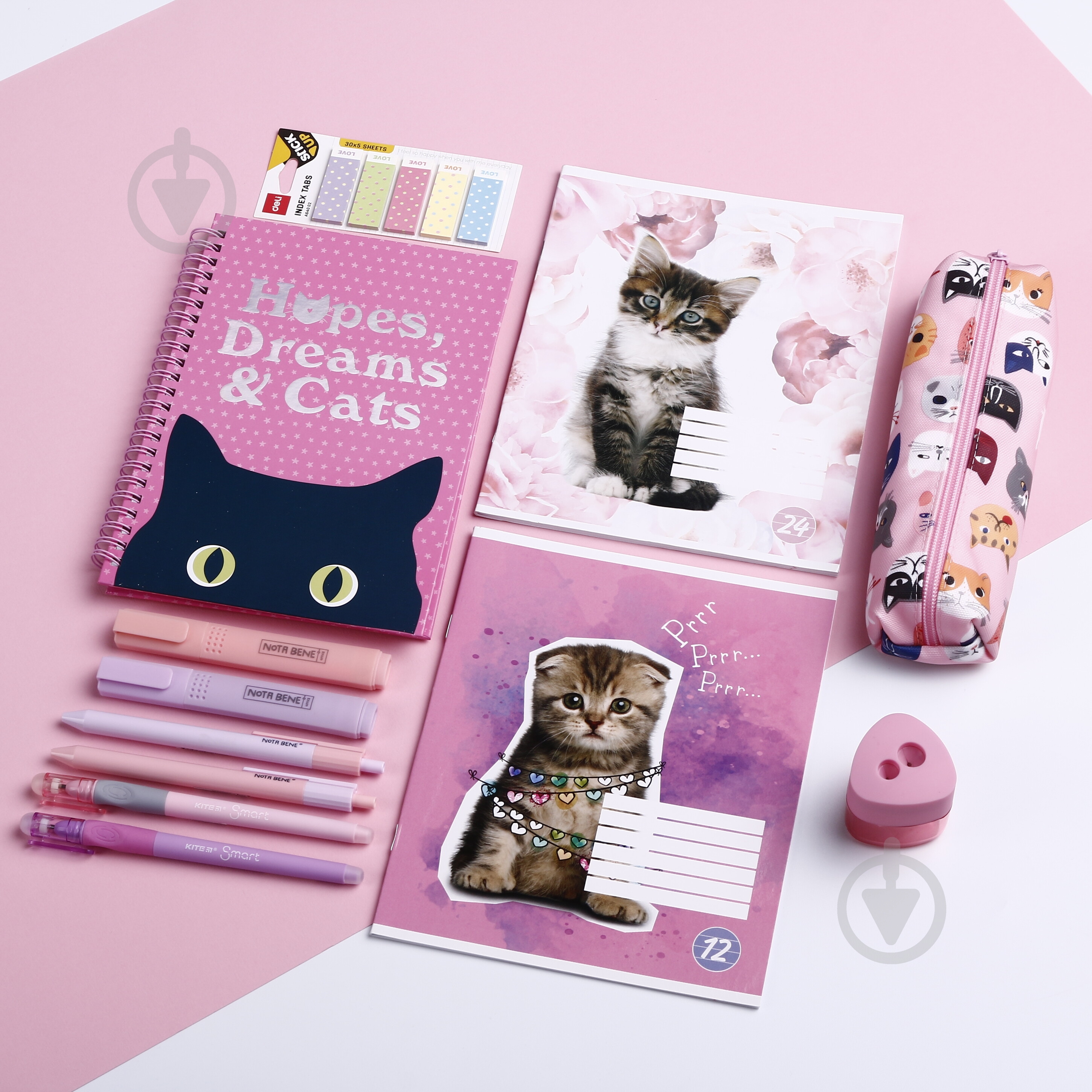 Тетрадь школьная cat 24 листа в линию - фото 6